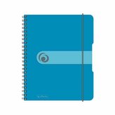 Herlitz - Spirálový blok A5/80 listů, světle modrý