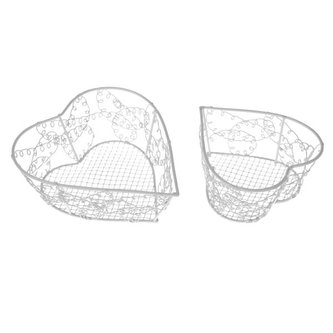 Kovové košíky - sada 2ks, 0/72