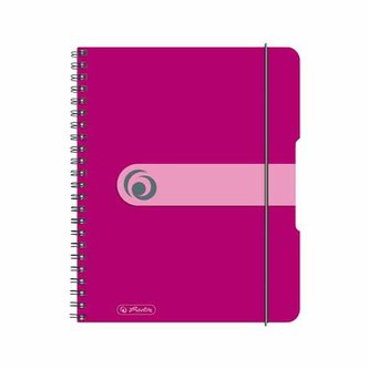 Herlitz - Spirálový blok A5/80 listů, růžový