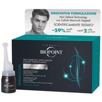 BIOPOINT Democare anti-hair loss sérum proti vypadávání vlasů pro muže 12ks