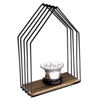 Kovový svícen - domek, 0/10