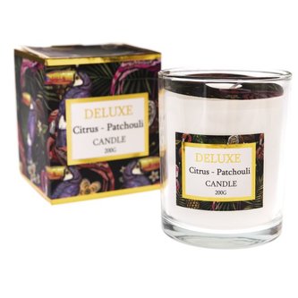 Vonná svíčka - pačuli, citrus, 0/24