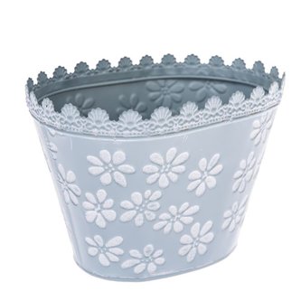 Kovový obal na květináč, 0/80