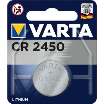 Baterie knoflíková, CR2450, 1 ks, VARTA "Professional"