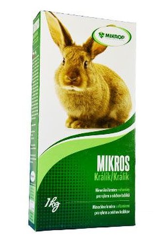 Mikros Králík plv 1kg  krabička