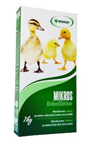 Mikros Drůbež s vitamíny plv 1kg krabička