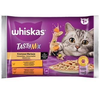 Whiskas kapsa Krmivo v krémové omáčce 4x85g