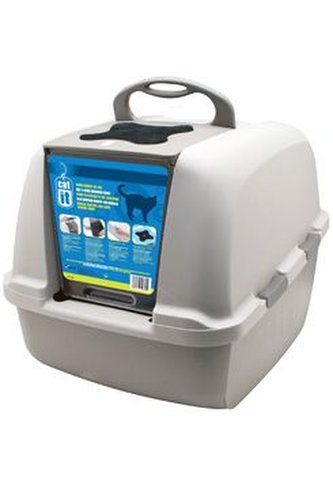 WC kočka kryté domek JUMBO šedá 56x50x 47cm 1ks