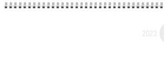 Tischquerkalender Classic Colourlux weiß 2023