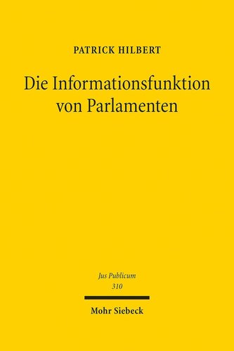 Die Informationsfunktion von Parlamenten