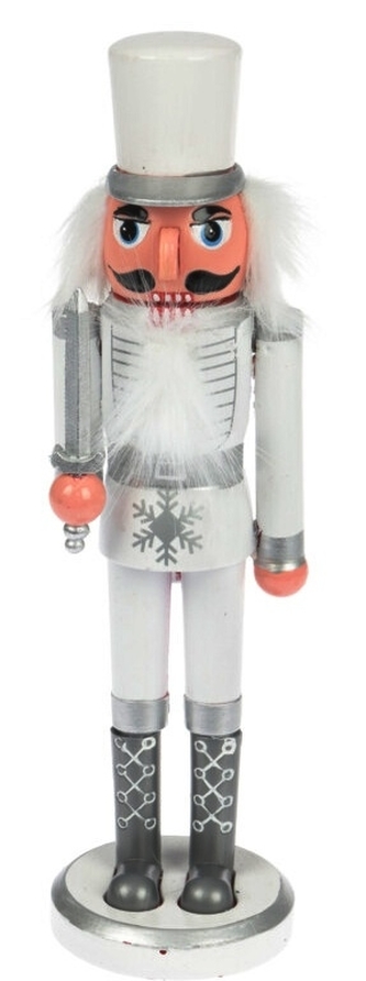 Louskáček bílý voják 28x10x7 cm