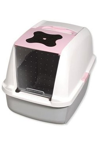 WC kočka kryté domek CATIT Design Růžov 56x38x48cm