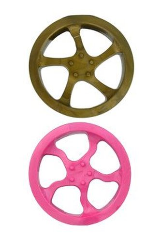 Hračka pes Disk ALU aport plovací Vanil. velký SP