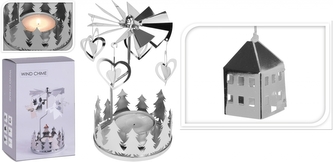 Andělské zvonění stříbrné domek