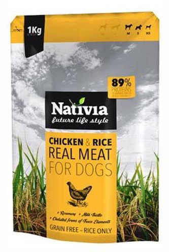 Nativia Real Meat Chicken&Rice 1kg