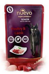 Nuevo kočka kapsa senior drůbeží a jehněčí s rýží 85g