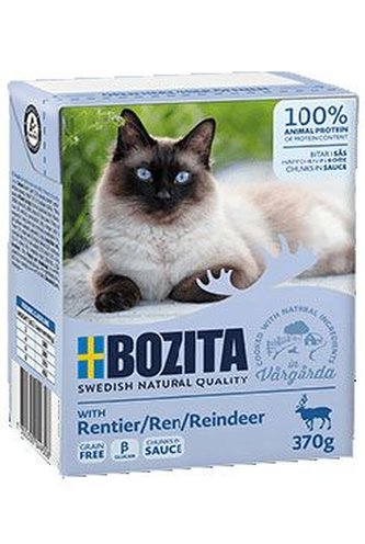 Bozita Cat kousky v omáčce se sobem Tetrapak 370g