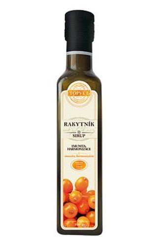 Sirup Rakytníkový na podporu odolnosti 320g TOPVETsklo