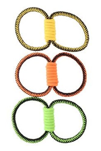 Hračka pes přetahovadlo 34cm, mix barev