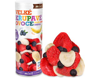 Mixit Velké křupavé ovoce - banán, jahoda, borůvka 160 g