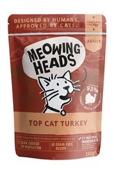 MEOWING HEADS Top Cat Turkey kapsička 100g