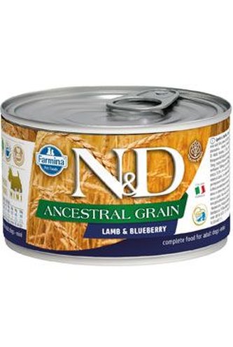 N&D DOG LOW GRAIN Adult Lamb & Blueberry Mini 140g
