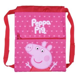 Pytlík gym bag Peppa Pig|Prasátko Peppa: Postava (27 x 33 cm)