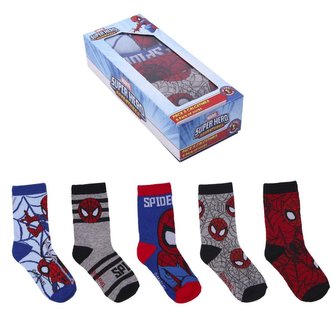Dětské ponožky Marvel: Spiderman 5 párů (EU 25-30) vícebarevná bavlna polyester elastan