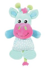 Hračka pes LOLA plyš tyrkysová 16,5cm Zolux