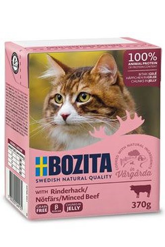 Bozita Cat kousky v želé s hovězím masem TP 370