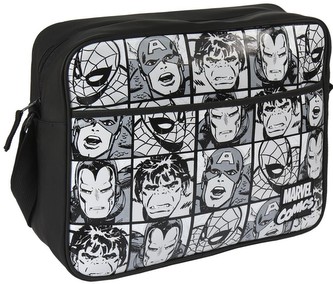 Taška na rameno Marvel: Avengers komiksová koláž (36 x 30 x 12 cm)