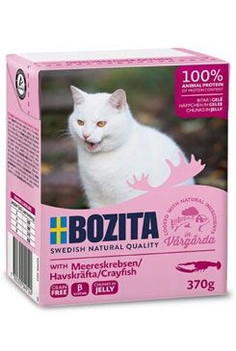 Bozita Cat kousky v želé s račím masem TP 370g