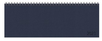 Tischquerkalender Professional Premium dunkelblau 2023