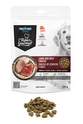 Tapas Gourmet Snack for dog Lamb and Beef 190g