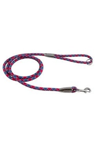 Vodítko Hurtta Casual lanové modré/červené 180cm/11mm