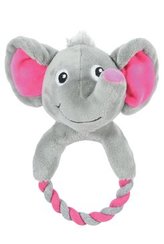 Hračka pes THEO plyš šedá 20cm Zolux