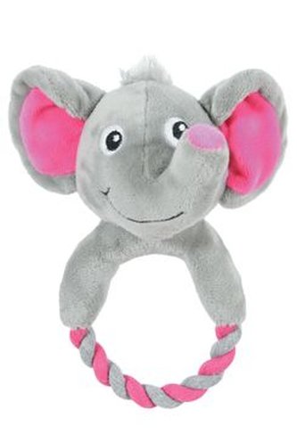 Hračka pes THEO plyš šedá 20cm Zolux