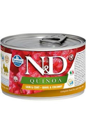 N&D DOG QUINOA Adult Quail & Coconut Mini 140g