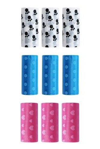 Sáčky na psí exkrementy s potiskem 32x23cm 3x15ks