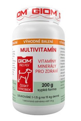 Giom pes Multivitamín 200g plv