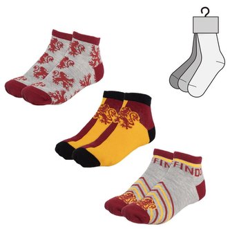 Unisex ponožky Harry Potter: Gryffindor - Nebelvír (EU 36-40) vícebarevná bavlna polyester elastan