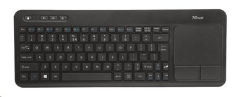 TRUST Klávesnice bezdrátová s touchpadem Veza Wireless Touchpad Keyboard US