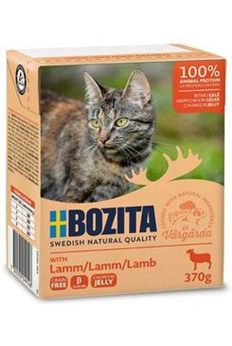 Bozita Cat kousky v želé s jehněčím masem TP 370g