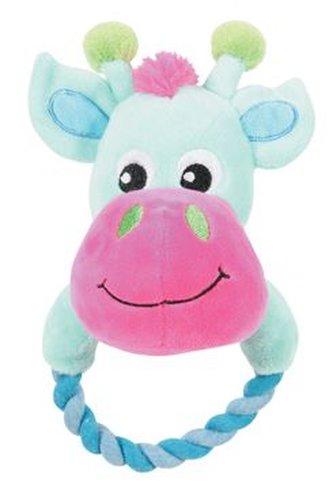 Hračka pes THEO plyš tyrkysová 20cm Zolux