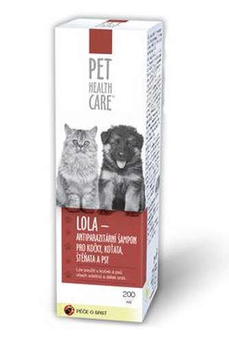 Šampon LOLA antiparazit. pro psy a kočky 200ml PHC Šampon LOLA antiparazit. pro psy a kočky 200ml PHC