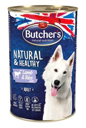 Butcher's Dog N&H s jehněčím masem a rýží konz. 1200g