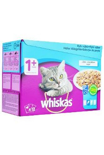 Whiskas kapsa Rybí výběr v želé 12x100g