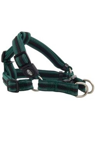 Postroj BUSTER Airmesh reflexní M, 25mm zelený