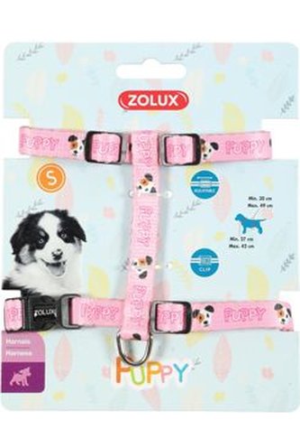 Postroj pes štěně MASCOTTE nastavitelný růžový 8mm Zol