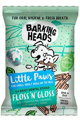 BARKING HEADS Treats Floss'n' Gloss Litt.Paws 100g